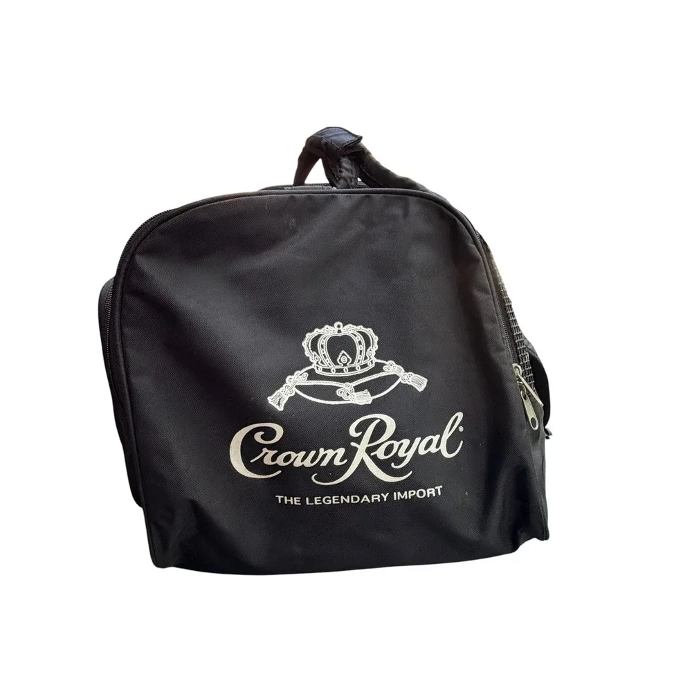 Vintage 1998 Starter Super Bowl XXXII Duffel Bag Black Crown Royal NFL San Diego